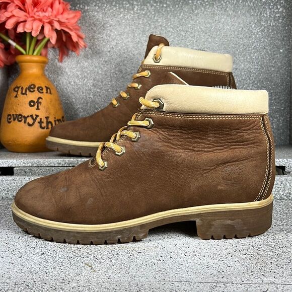 Timberland Leather Ankle Boots Shoes - Picture 2 of 8